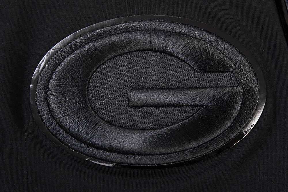 NFL GREEN BAY PACKERS TRIPLE BLACK MEN'S   TEE (TRIPLE BLACK)
