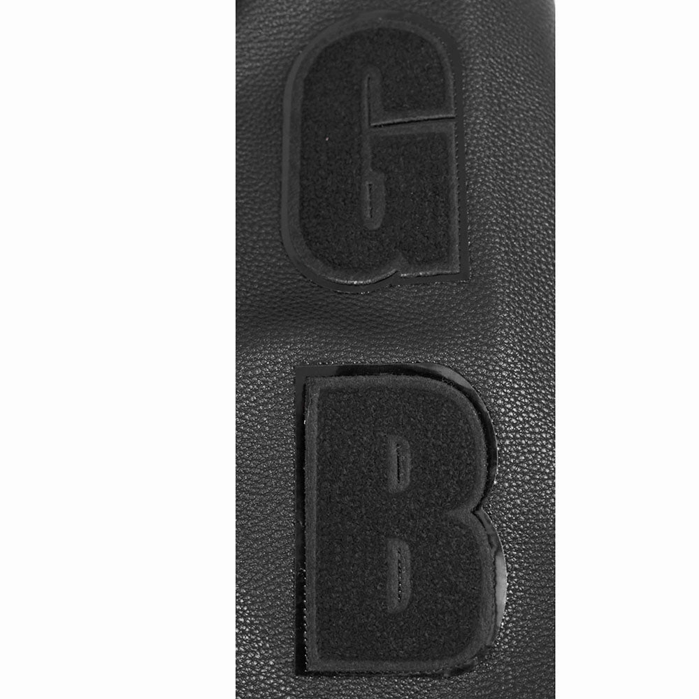 NFL GREEN BAY PACKERS TRIPLE BLACK MEN'S WOOL VARSITY JACKET (TRIPLE BLACK MEN'S)