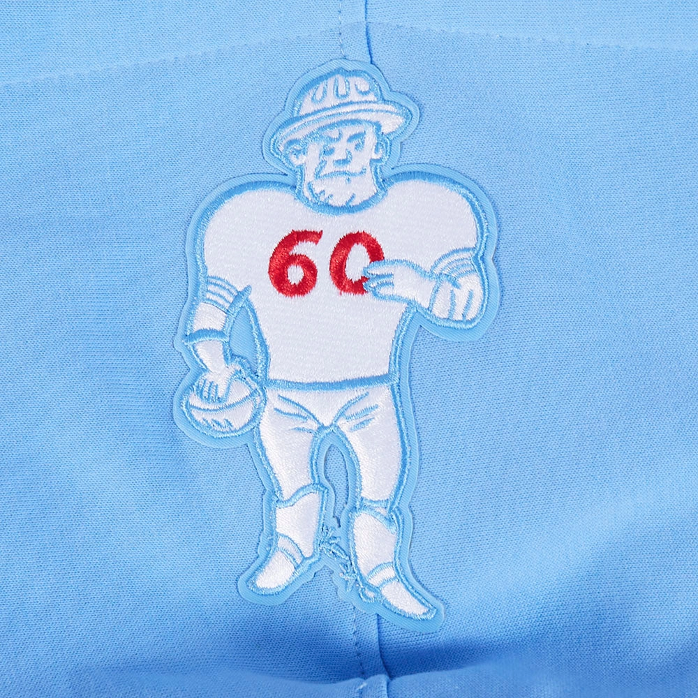 NFL HOUSTON OILERS RETRO CLASSIC MEN'S PULLOVER HOODIE (UNIVERSITY BLUE)