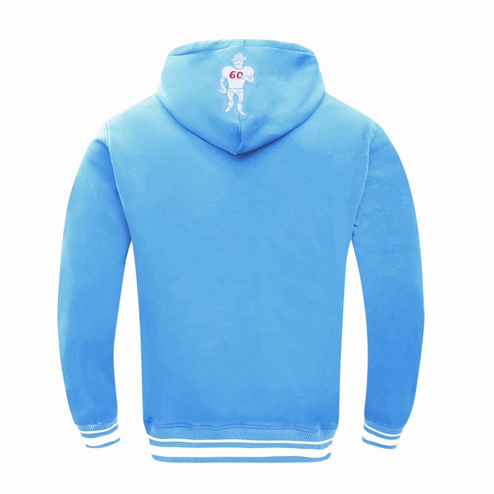 NFL HOUSTON OILERS RETRO CLASSIC MEN'S PULLOVER HOODIE (UNIVERSITY BLUE)