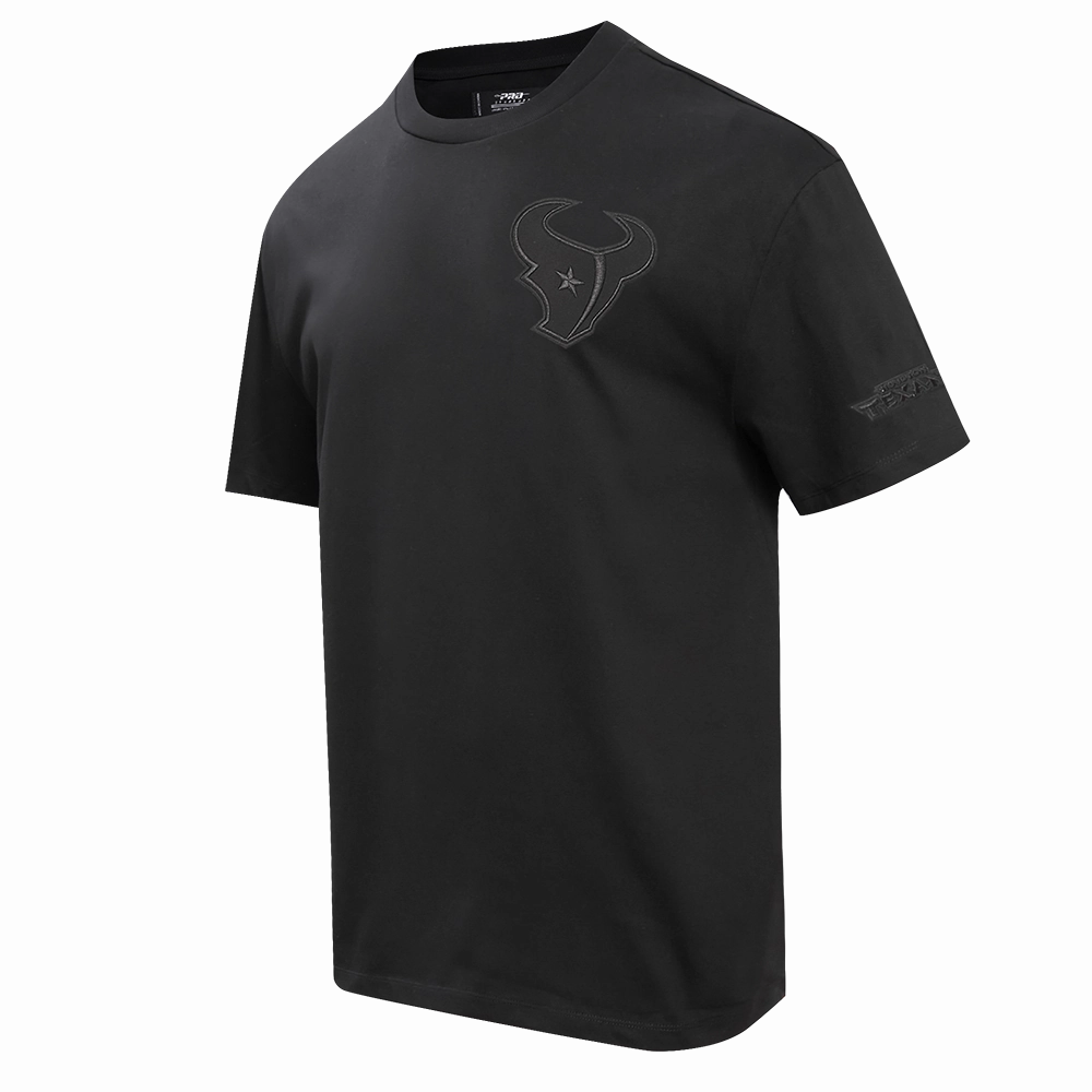 NFL HOUSTON TEXANS NEUTRAL DROP SHOULDER MEN'S TEE (BLACK)