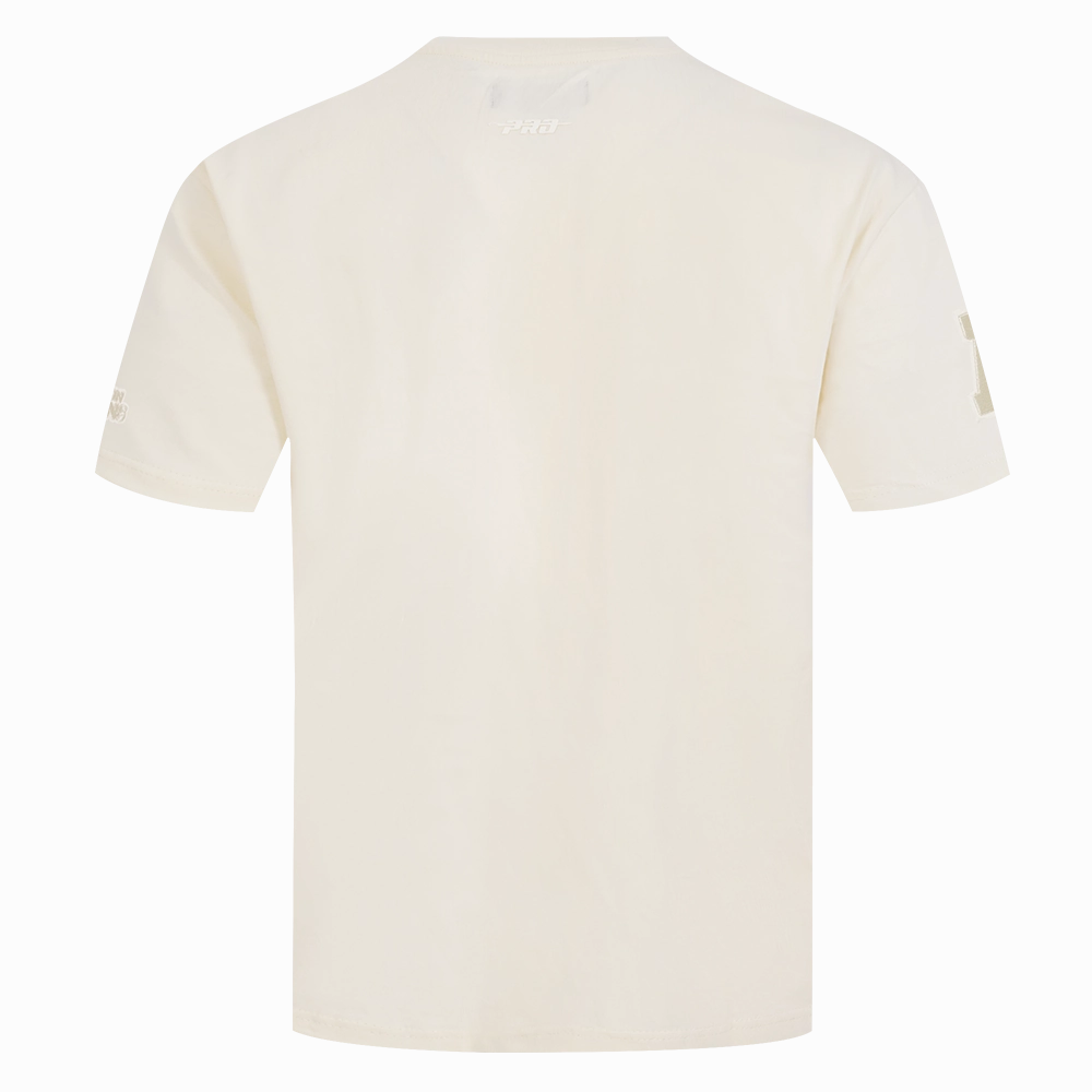 NFL HOUSTON TEXANS NEUTRAL MEN'S COTTON JERSEY DROP SHOULDER TEE (EGGSHELL)