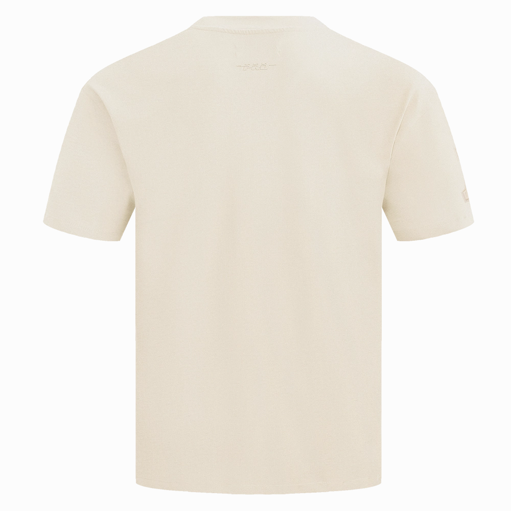 NFL HOUSTON TEXANS NEUTRAL MEN'S DROP SHOULDER TEE (EGGSHELL)
