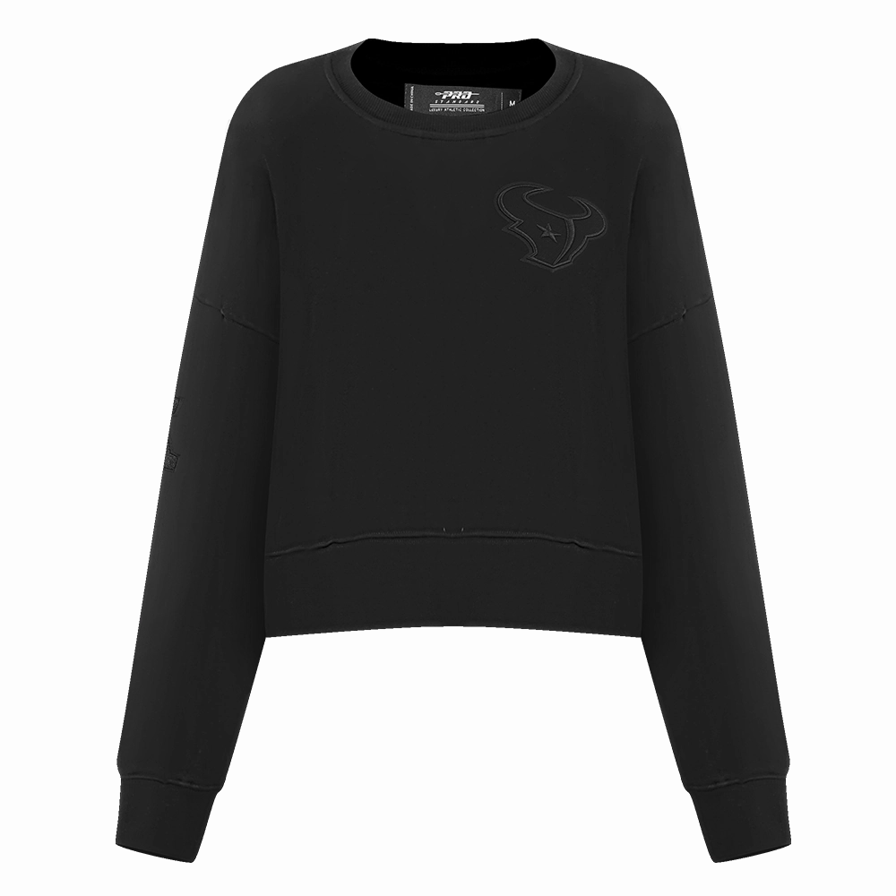 NFL HOUSTON TEXANS NEUTRAL WOMEN'S CREWNECK (EGGSHELL)