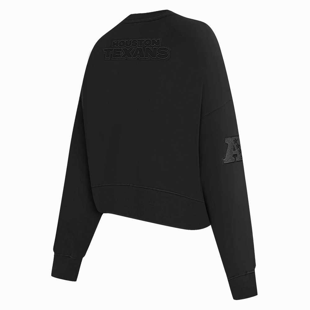NFL HOUSTON TEXANS NEUTRAL WOMEN'S CREWNECK (EGGSHELL)