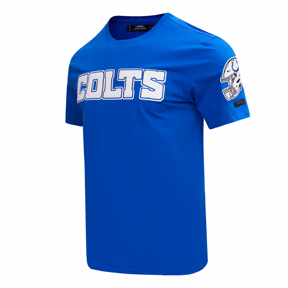 NFL INDIANAPOLIS COLTS CLASSIC CHENILLE MEN'S   TEE (ROYAL BLUE)