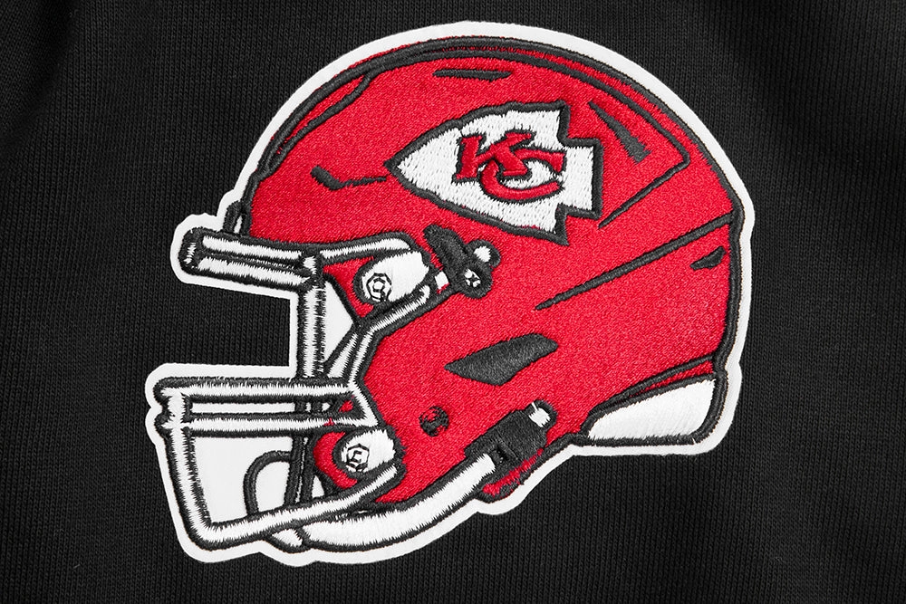NFL KANSAS CITY CHIEFS CLASSIC BRISTLE MEN'S CREWNECK (BLACK)