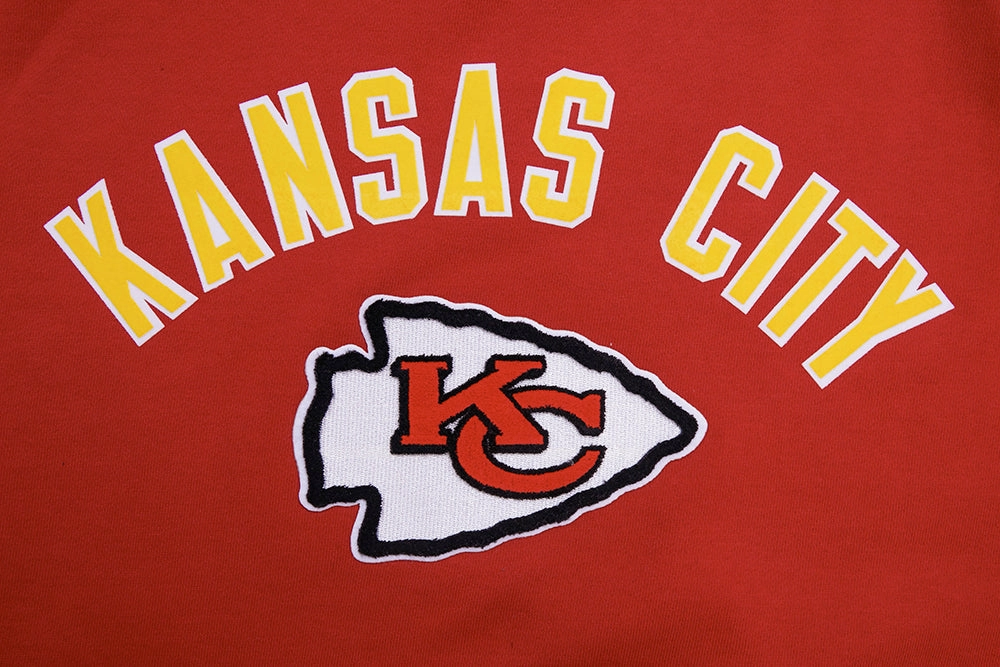 NFL KANSAS CITY CHIEFS CLASSIC BRISTLE MEN'S CREWNECK (RED)