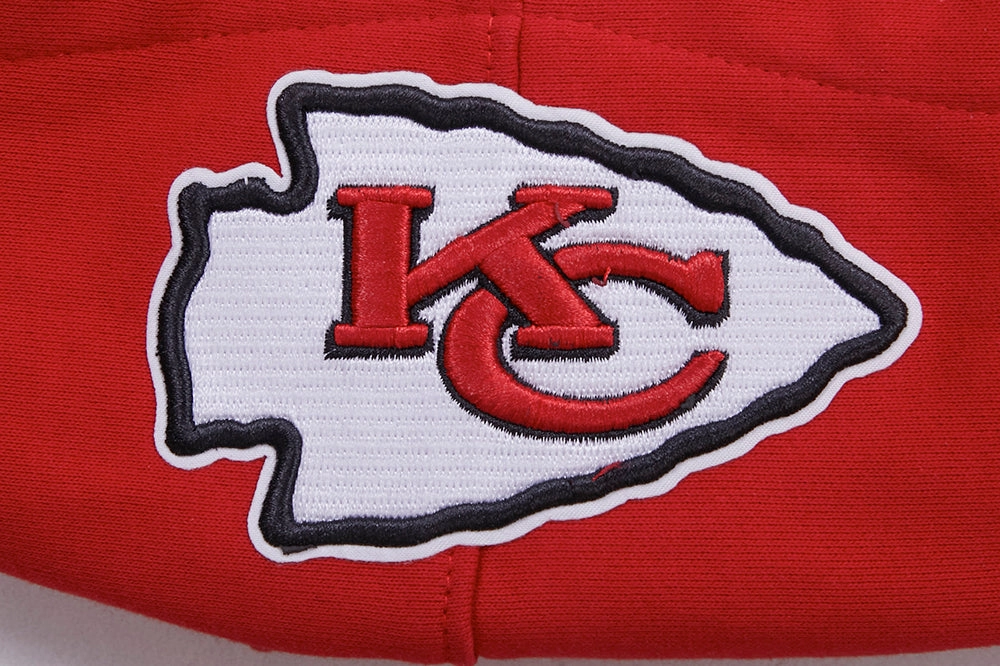NFL KANSAS CITY CHIEFS CLASSIC BRISTLE MEN'S PULLOVER HOODIE (RED)