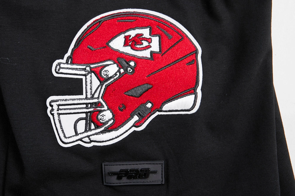 NFL KANSAS CITY CHIEFS CLASSIC BRISTLE MEN'S TEE (BLACK)