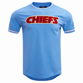 NFL KANSAS CITY CHIEFS CLASSIC CHENILLE MEN'S TEE (UNIVERSITY BLUE)