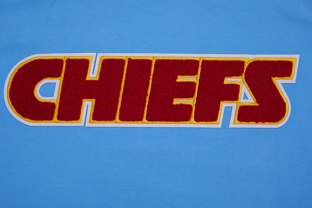 NFL KANSAS CITY CHIEFS CLASSIC CHENILLE MEN'S TEE (UNIVERSITY BLUE)