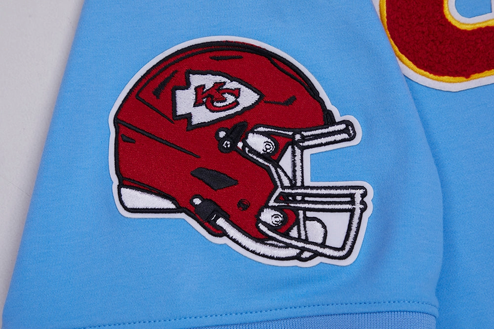 NFL KANSAS CITY CHIEFS CLASSIC CHENILLE MEN'S TEE (UNIVERSITY BLUE)