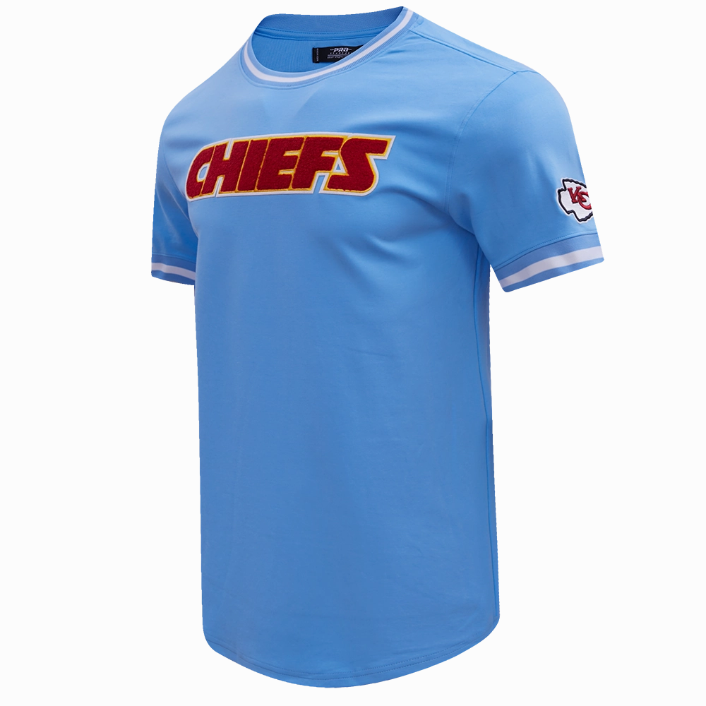 NFL KANSAS CITY CHIEFS CLASSIC CHENILLE MEN'S TEE (UNIVERSITY BLUE)