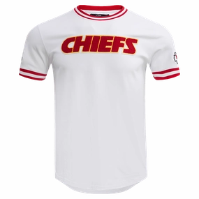 NFL KANSAS CITY CHIEFS CLASSIC CHENILLE MEN'S TEE (WHITE)