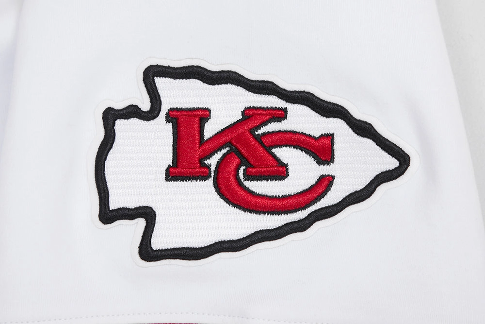 NFL KANSAS CITY CHIEFS CLASSIC CHENILLE MEN'S TEE (WHITE)