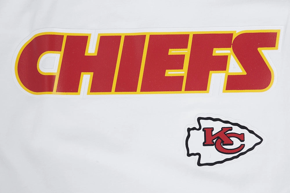 NFL KANSAS CITY CHIEFS CLASSIC MESH MEN'S STRIPED TEE (WHITE/RED)