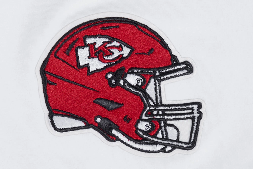 NFL KANSAS CITY CHIEFS CLASSIC MESH MEN'S STRIPED TEE (WHITE/RED)