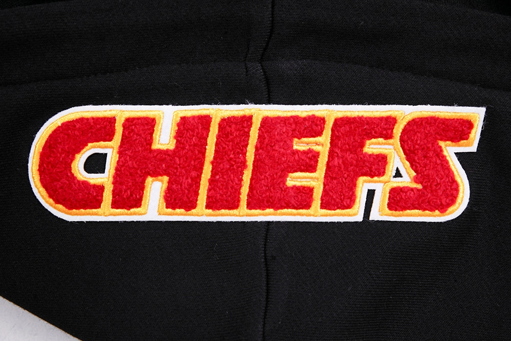 NFL KANSAS CITY CHIEFS CLASSIC WOMEN'S FLC PO HOODIE (BLACK)