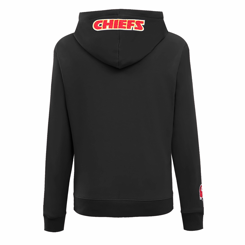 NFL KANSAS CITY CHIEFS CLASSIC WOMEN'S FLC PO HOODIE (BLACK)