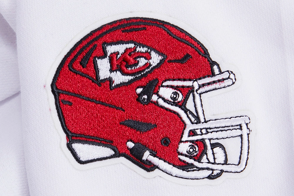 NFL KANSAS CITY CHIEFS CLASSIC WOMEN'S FLC PO HOODIE (WHITE)