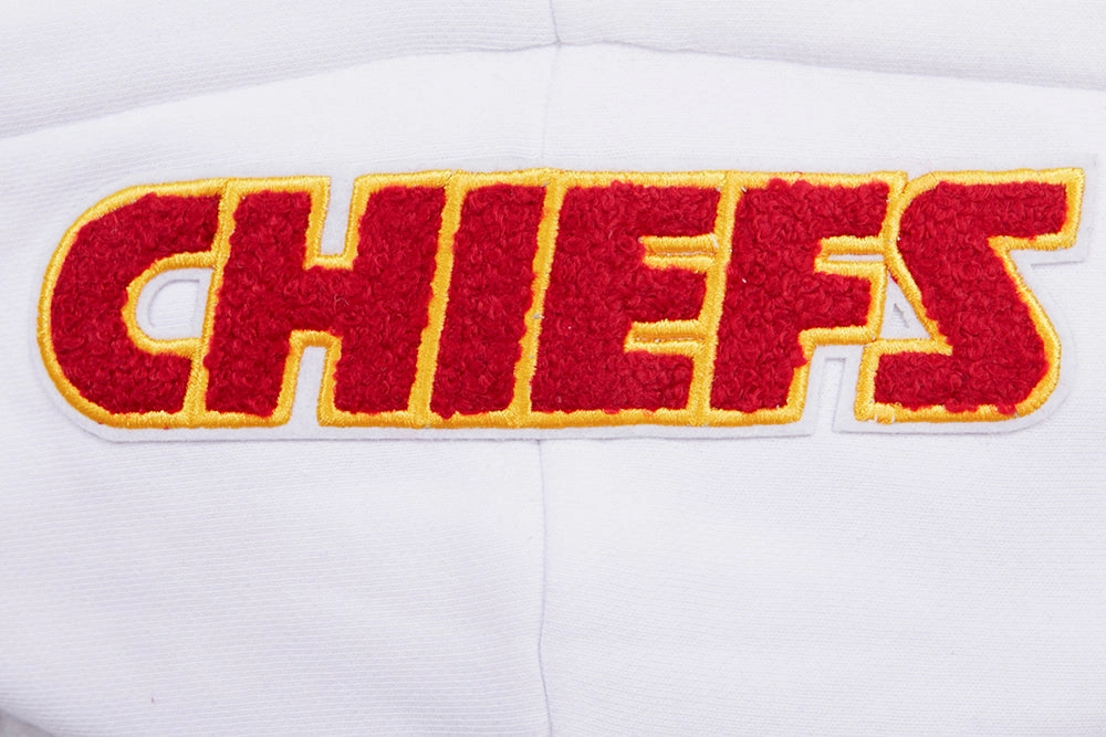 NFL KANSAS CITY CHIEFS CLASSIC WOMEN'S FLC PO HOODIE (WHITE)