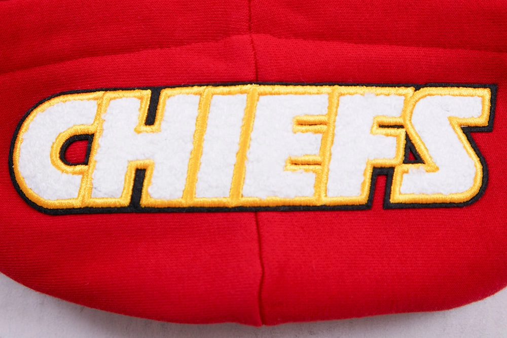 NFL KANSAS CITY CHIEFS CLASSIC WOMEN'S FLEECE PULLOVER HOODIE (RED)