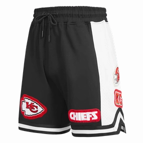 NFL KANSAS CITY CHIEFS DIY PICK STITCH MEN'S DOUBLE KNIT 2.0 SHORT (BLACK)
