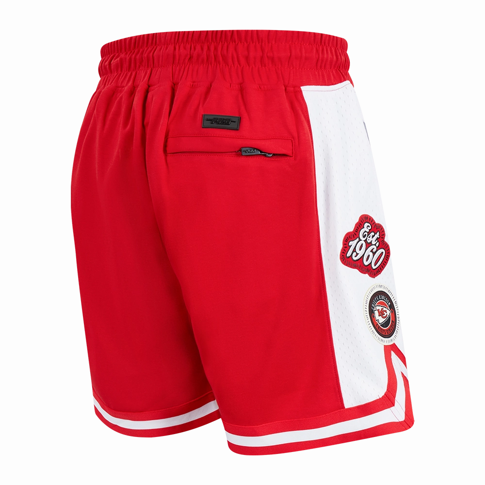 NFL KANSAS CITY CHIEFS DIY PICK STITCH MEN'S DOUBLE KNIT 2.0 SHORT (RED)