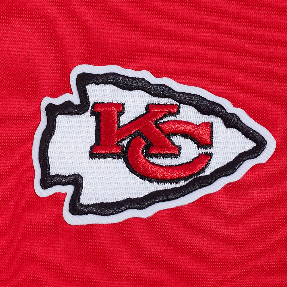 NFL KANSAS CITY CHIEFS GAME DAY CLASSICS WOMEN'S DOUBLE KNIT CREWNECK (RED)