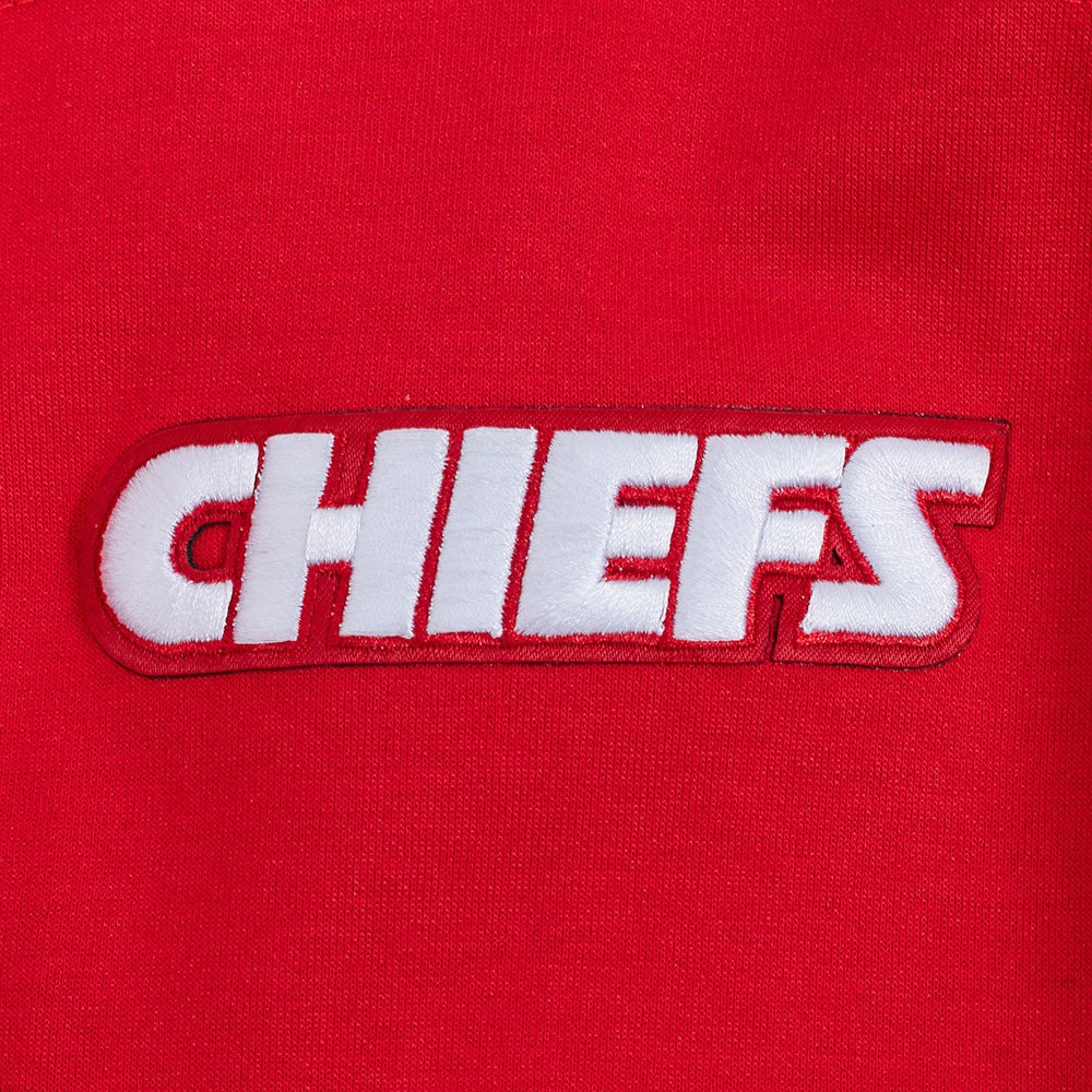 NFL KANSAS CITY CHIEFS GAME DAY CLASSICS WOMEN'S DOUBLE KNIT CREWNECK (RED)