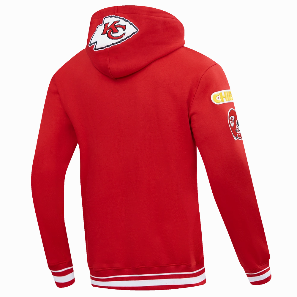 NFL KANSAS CITY CHIEFS MASHUP MEN'S PULLOVER HOODIE (RED)