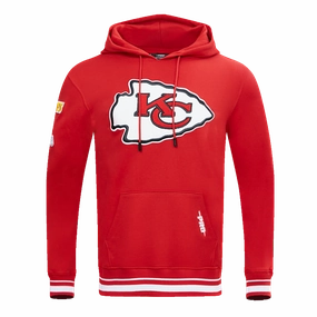 NFL KANSAS CITY CHIEFS MASHUP MEN'S PULLOVER HOODIE (RED)