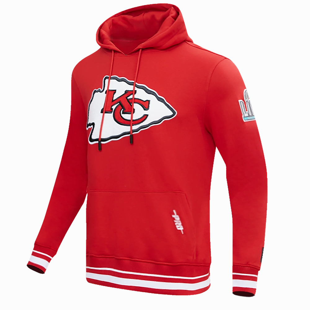 NFL KANSAS CITY CHIEFS MASHUP MEN'S PULLOVER HOODIE (RED)