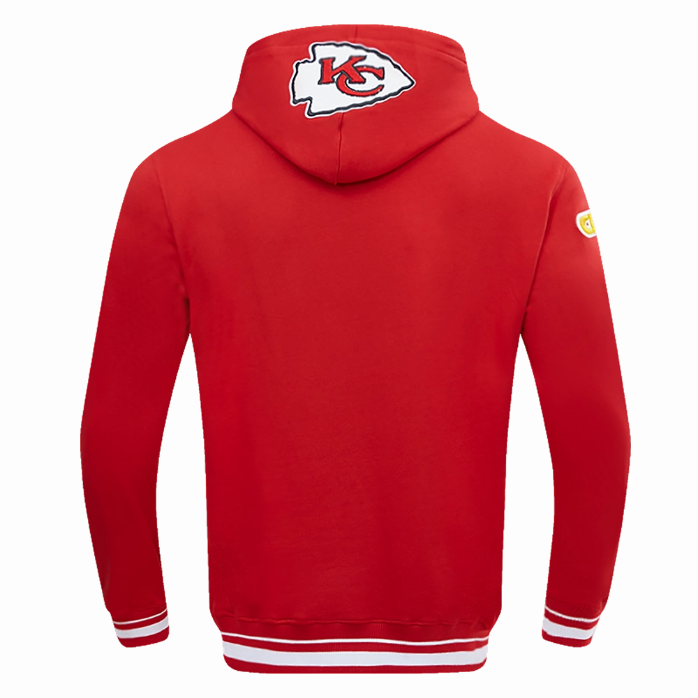 NFL KANSAS CITY CHIEFS MASHUP MEN'S PULLOVER HOODIE (RED)