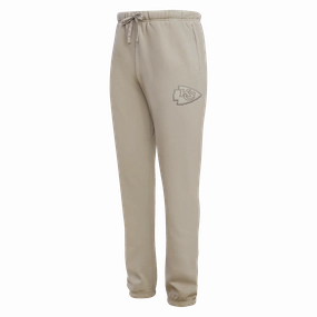 NFL KANSAS CITY CHIEFS NEUTRAL FLEECE SWEATPANT (TAUPE)