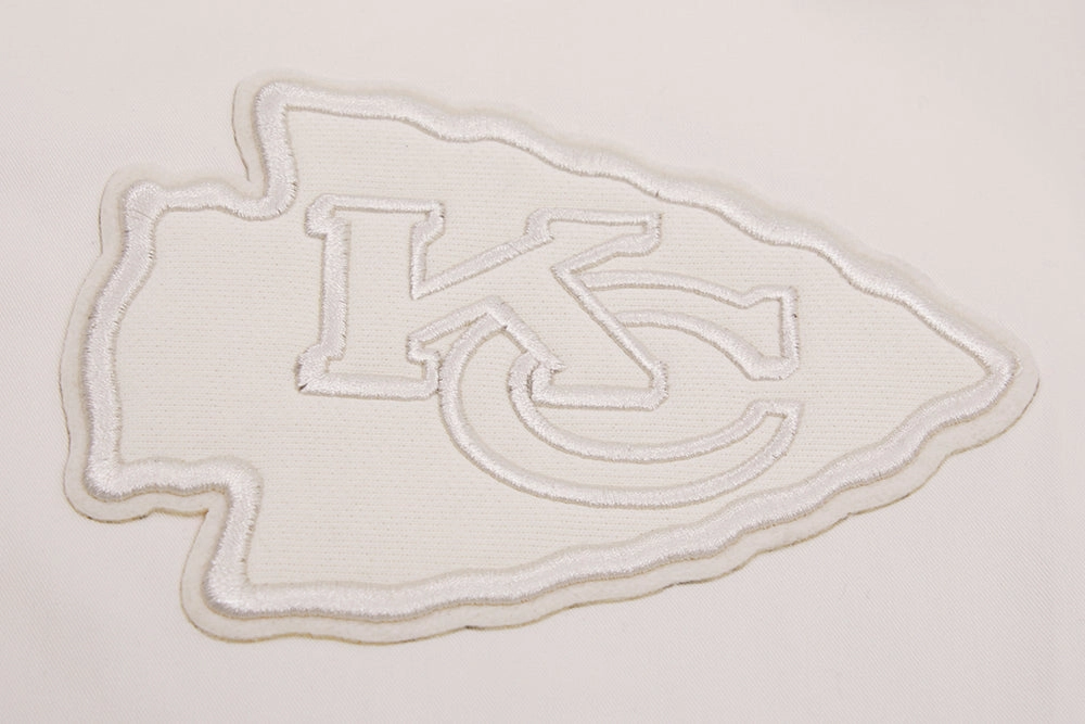 NFL KANSAS CITY CHIEFS NEUTRAL MEN'S TWILL JACKET (EGGSHELL)