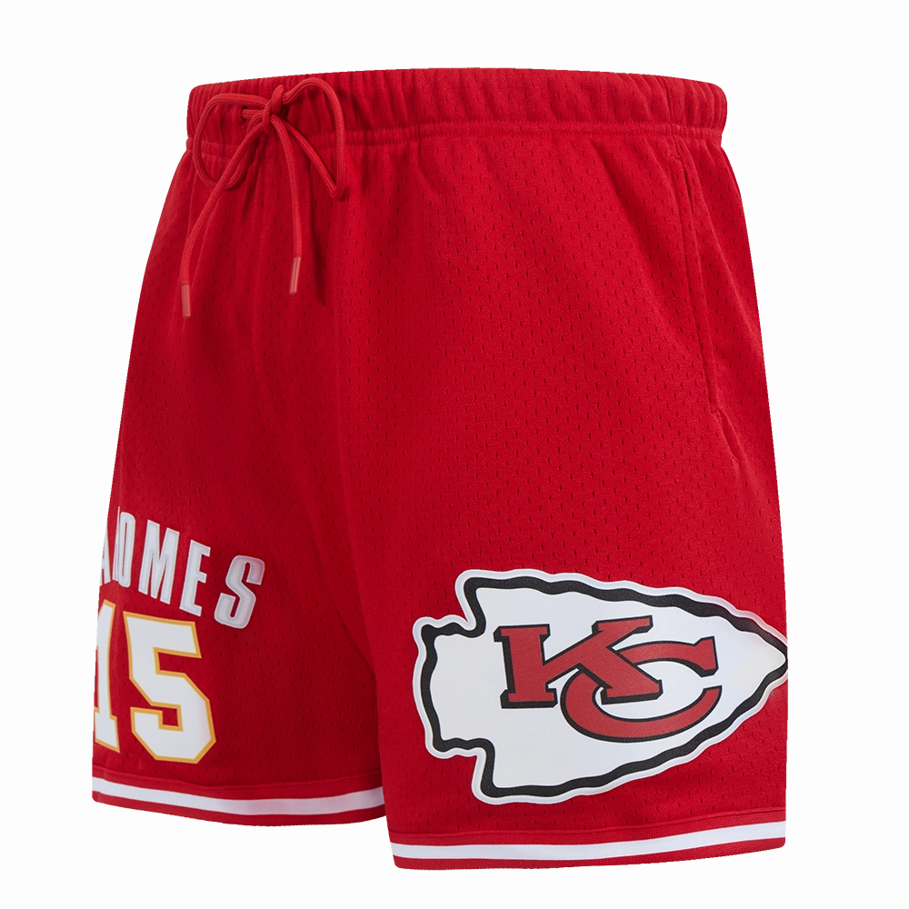 NFL KANSAS CITY CHIEFS PATRICK MAHOMES #15 MEN'S MESH SHORT (RED)