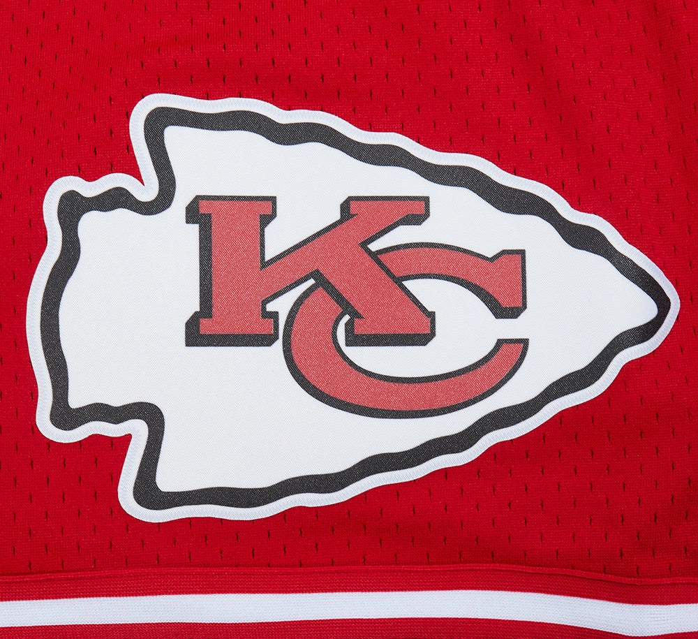 NFL KANSAS CITY CHIEFS PATRICK MAHOMES #15 MEN'S MESH SHORT (RED)