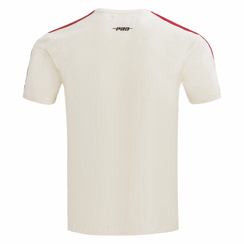 NFL KANSAS CITY CHIEFS RETRO CLASSIC MEN'S STRIPED TEE (EGGSHELL/ RED)
