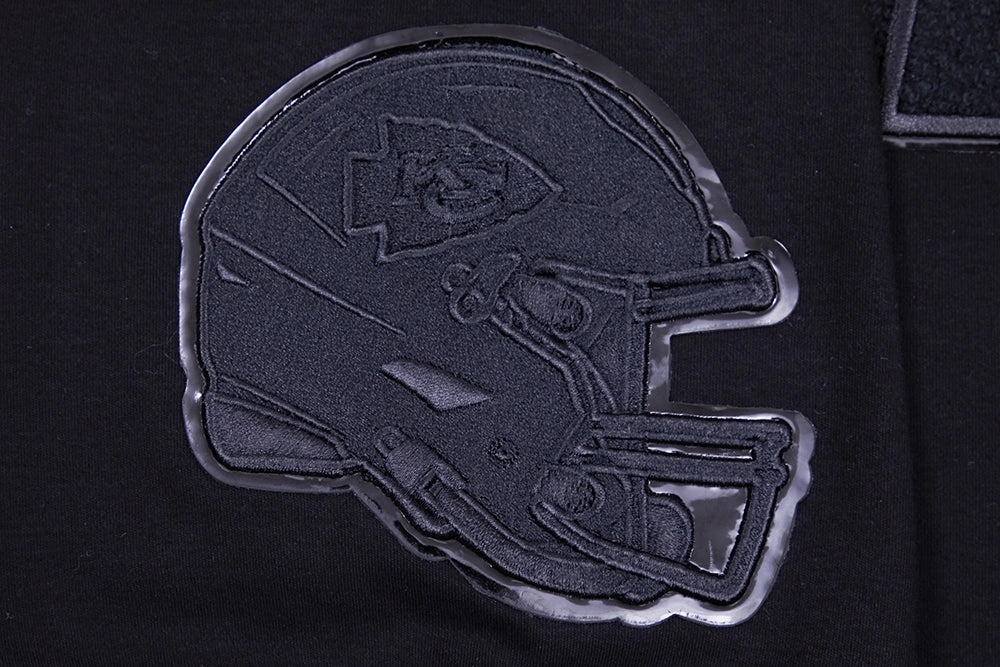 NFL KANSAS CITY CHIEFS TRIPLE BLACK MEN'S TEE (TRIPLE BLACK)