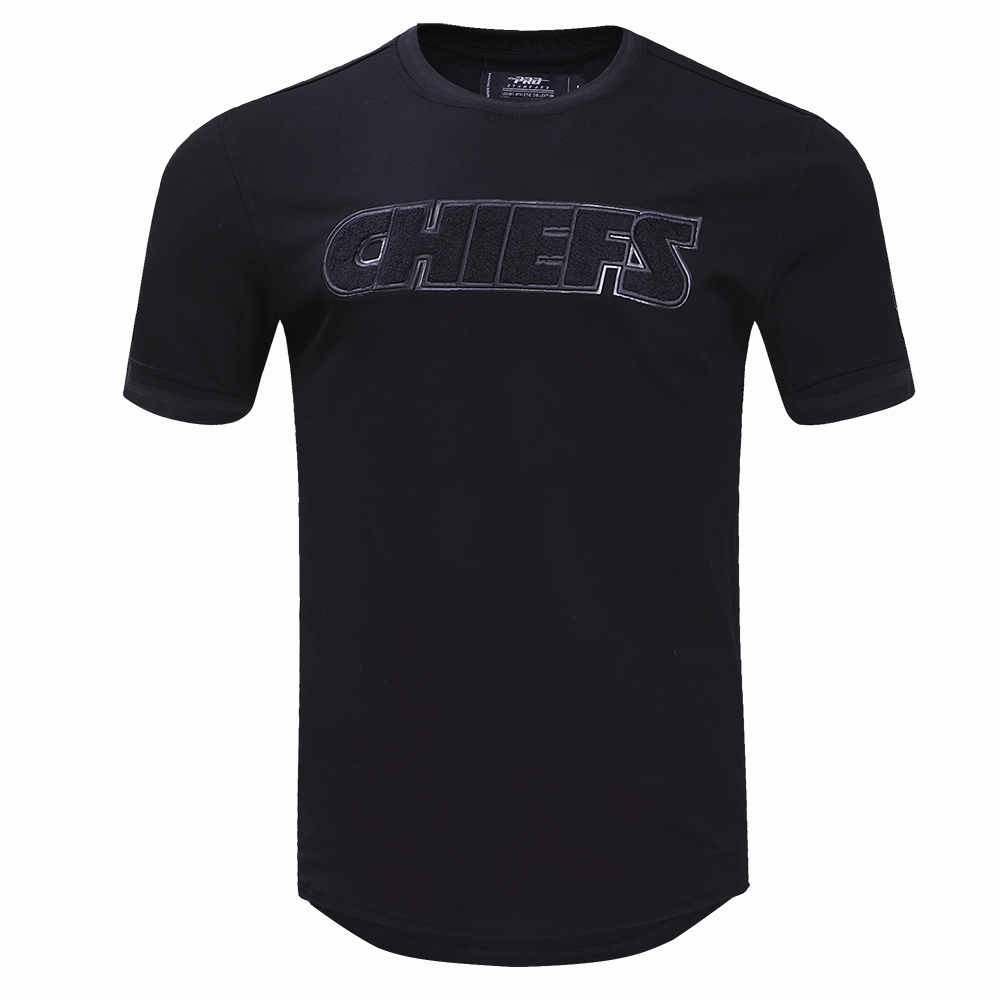 NFL KANSAS CITY CHIEFS TRIPLE BLACK MEN'S TEE (TRIPLE BLACK)