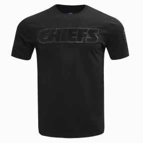 NFL KANSAS CITY CHIEFS TRIPLE BLACK MEN'S TEE (TRIPLE BLACK)
