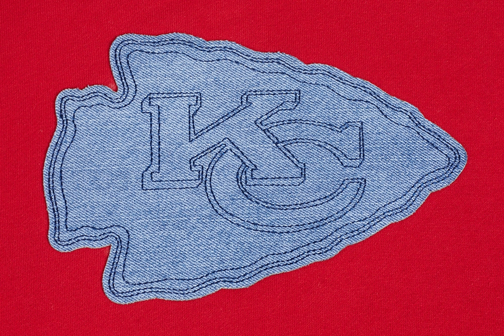 NFL KANSAS CITY CHIEFS VARSITY BLUES MEN'S PULLOVER HOODIE (RED)
