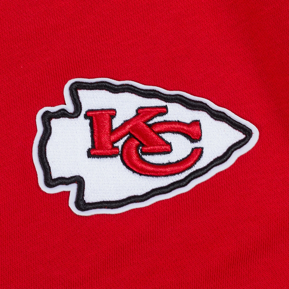 NFL KANSAS CITY CHIEFS WINGSPAN WOMEN'S FLEECE CREWNECK (RED)