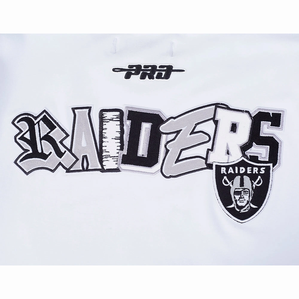 NFL LAS VEGAS RAIDERS CITY RANSOM MEN'S SINGLE JERSEY TEE (WHITE)