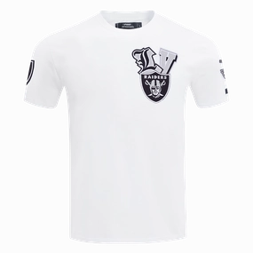 NFL LAS VEGAS RAIDERS CITY RANSOM MEN'S SINGLE JERSEY TEE (WHITE)