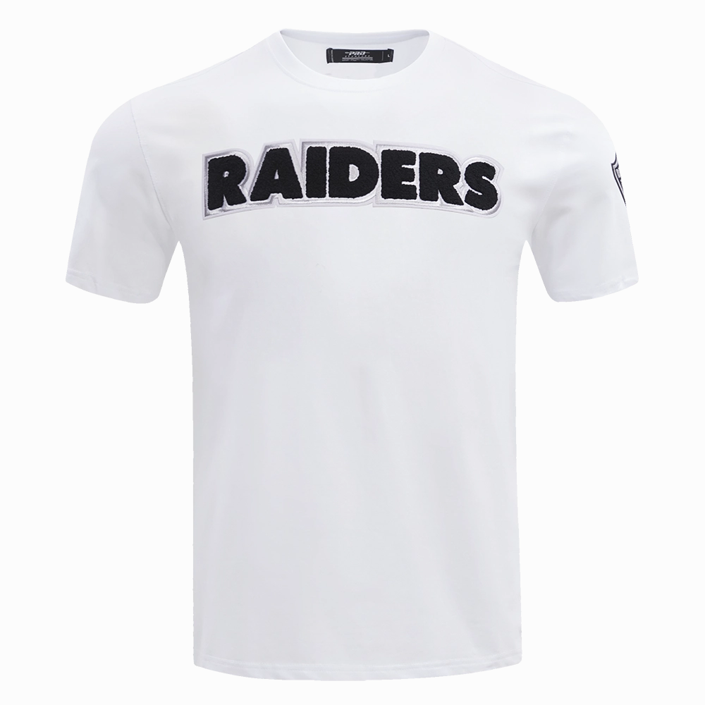 NFL LAS VEGAS RAIDERS CLASSIC CHENILLE   TEE (WHITE)