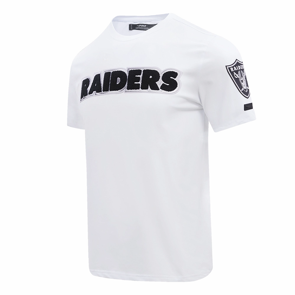 NFL LAS VEGAS RAIDERS CLASSIC CHENILLE   TEE (WHITE)