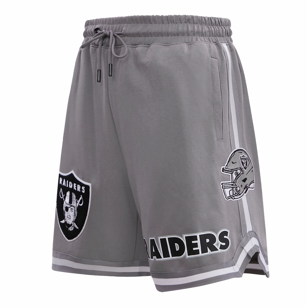 NFL LAS VEGAS RAIDERS CLASSIC CHENILLE DK SHORT (GRAY)